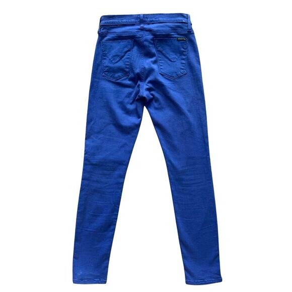 Hudson Colored Jeans Women's 27 Blue Barbara High Rise Skinny Ankle Preppy - Picture 11 of 14